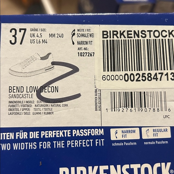 Birkenstock- BEND LOW DECON, SANDCASTLE, 7 women QS - Picture 6 of 7